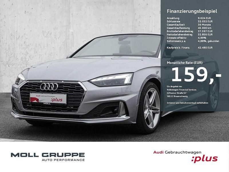 Schwarz Gebraucht 2024 Audi A5 Cabriolet Advanced Plus Cabrio | 42.470 € (Superpreis) - Bild 1/4