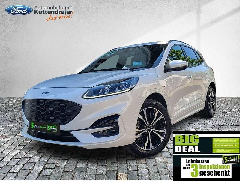 Arktisweiß (metallic) Gebraucht 2021 Ford Kuga ST-Line X SUV | 25.980 € (Fairer Preis) - Bild 1/3