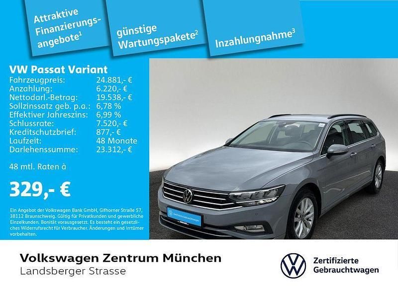 Grau Gebraucht 2022 VW Passat Business Kombi | 24.881 € (Fairer Preis) - Bild 1/2