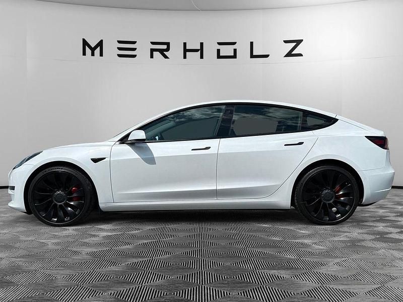 Gebraucht Tesla Model 3 Performance 377 kW (513 PS) 2021 Weiß Limousine