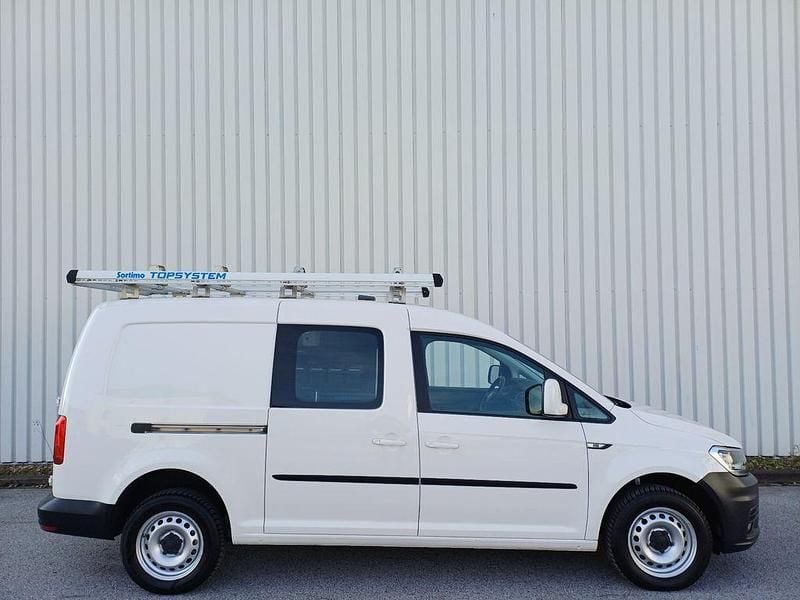Gebraucht VW Caddy Maxi 122 PS (89 kW) 2020 Weiß Van / Kleinbus