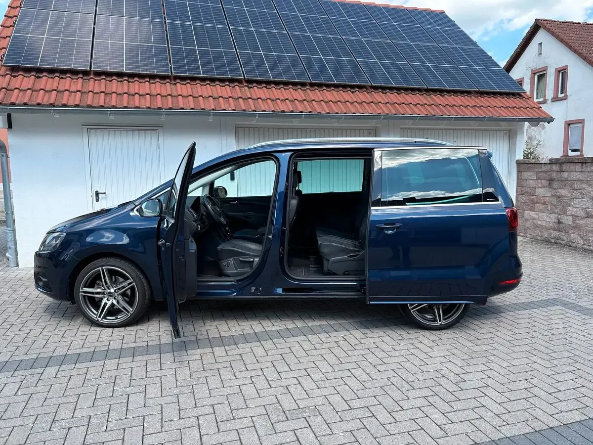 Gebraucht Seat Alhambra Style 150 PS (110 kW) 2016 Blau Van / Kleinbus