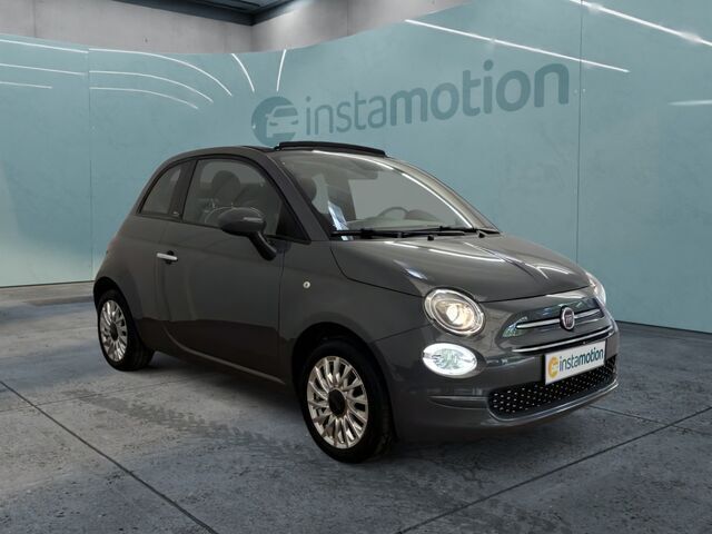 Grau Gebraucht 2020 Fiat 500C Lounge Cabrio | 16.860 € (Etwas zu teuer) - Bild 1/2