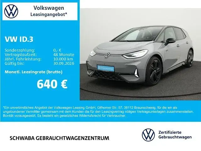 Gebraucht VW ID.3 GTX 239 kW (326 PS) 2024 Mondsteingrau Kleinwagen