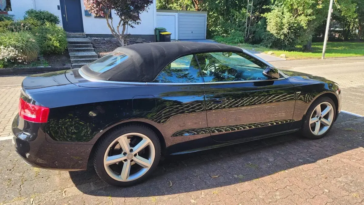 Gebraucht Audi A5 Cabriolet S-Line 160 PS (117 kW) 2008 Schwarz Cabrio
