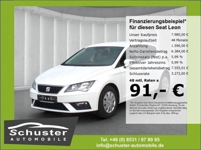 Weiß Gebraucht 2018 Seat Leon Limousine | 7.980 € (Guter Preis) - Bild 1/1