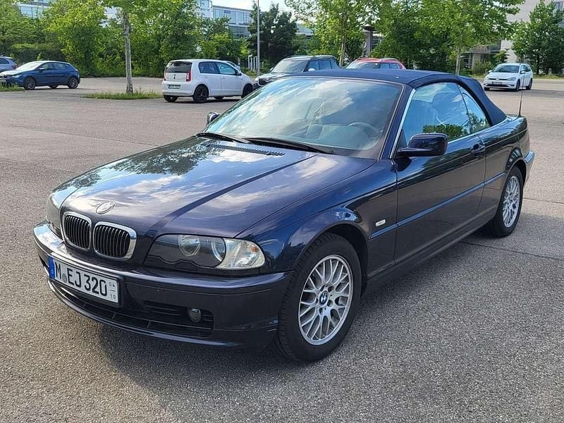Blau Gebraucht 2001 BMW 320 Cabriolet Cabrio | 8.000 € (Superpreis) - Bild 1/4