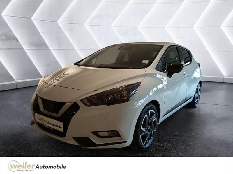 Weiss Gebraucht 2022 Nissan Micra Limousine | 13.985 € (Fairer Preis) - Bild 1/4
