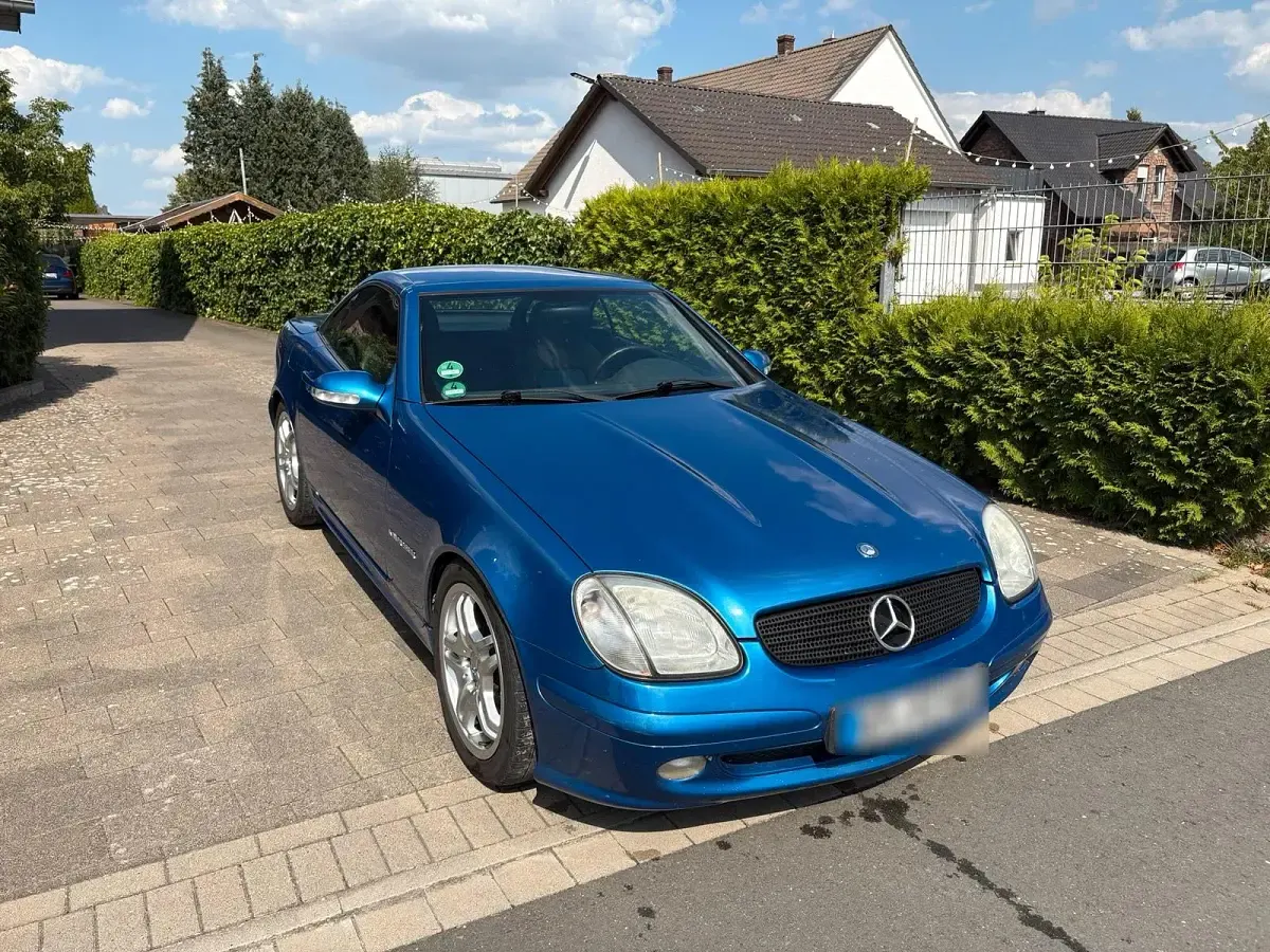 Gebraucht Mercedes SLK230 AMG 197 PS (144 kW) 2001 Blau Cabrio