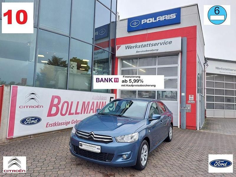 Blau Gebraucht 2017 Citroën C-Elysee I PureTech Limousine | 7.950 € (Etwas zu teuer) - Bild 1/4