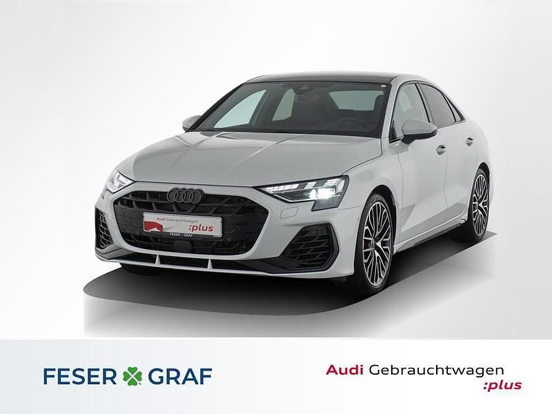Gletscherweiß Gebraucht 2024 Audi S3 Comfort Limousine | 52.779 € (Teuer) - Bild 1/4