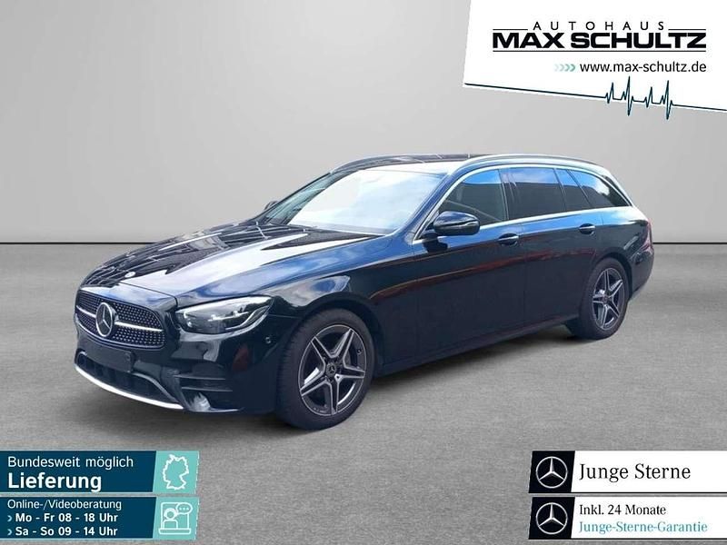 Schwarz Gebraucht 2022 Mercedes E220 AMG line Kombi | 33.980 € (Etwas zu teuer) - Bild 1/4