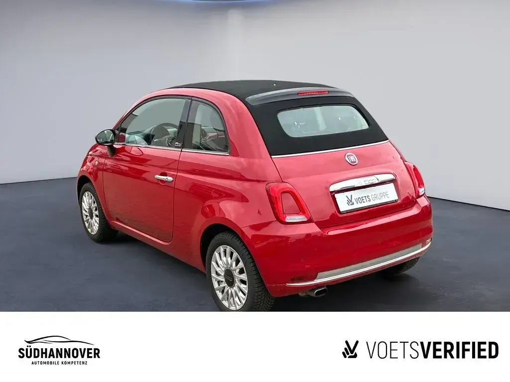 Usata Fiat 500C Lounge 69 CV (50 kW) 2017 Rosso Cabrio