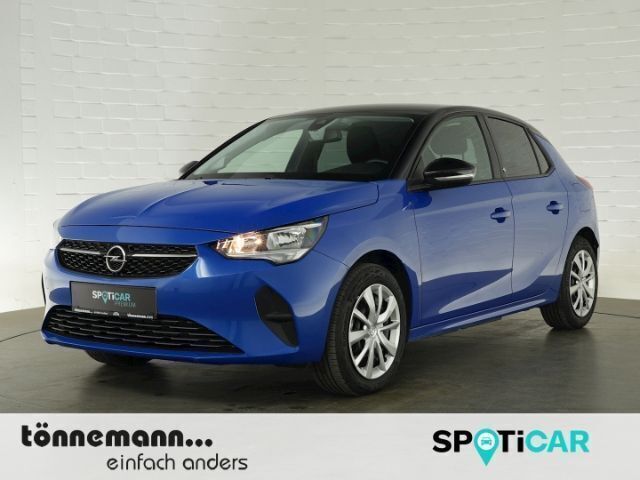 Blau Gebraucht 2021 Opel Corsa-e Edition Kleinwagen | 14.624 € (Guter Preis) - Bild 1/4