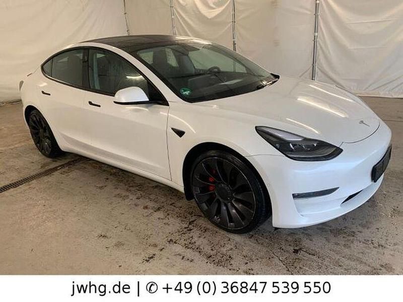 Gebraucht Tesla Model 3 Performance 377 kW (513 PS) 2021 Weiß Limousine