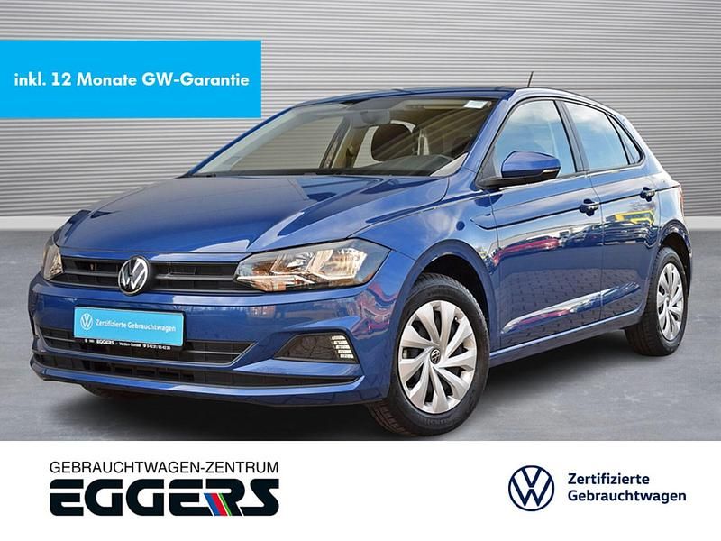 Gebraucht VW Polo Trendline 80 PS (58 kW) 2021 Blau Kleinwagen