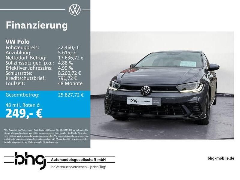 Grau Gebraucht 2022 VW Polo R-line Limousine | 22.460 € (Fairer Preis) - Bild 1/4
