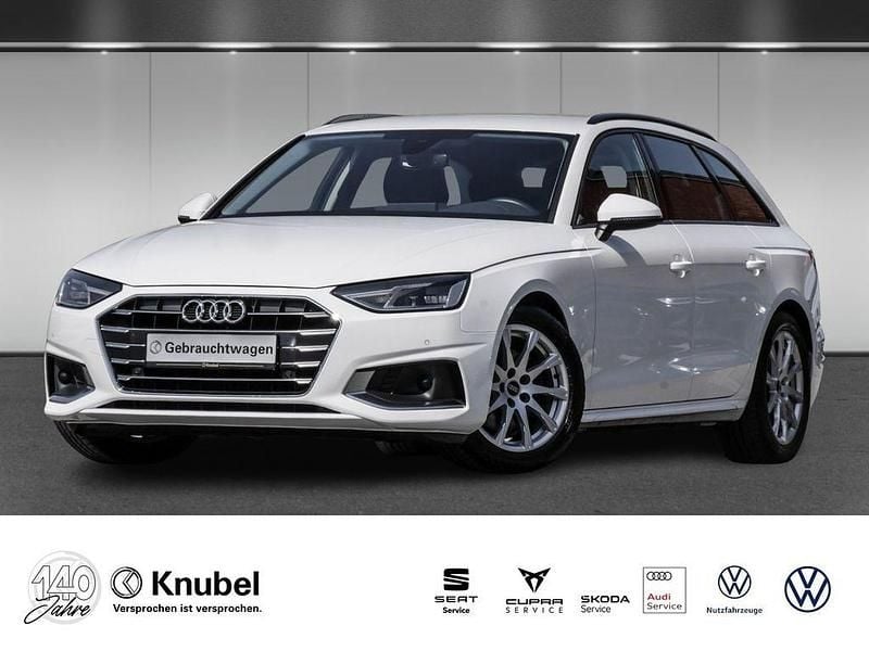 Weiss Gebraucht 2021 Audi A4 Advanced Plus Kombi | 19.980 € (Guter Preis) - Bild 1/4
