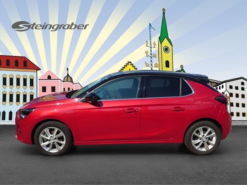 Używany Opel Corsa Elegance 101 KM (74 kW) 2023 Czerwony Hatchback