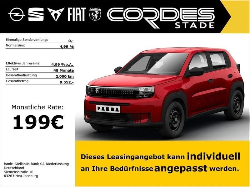 Rot Neu 2025 Fiat Panda Pop Kleinwagen | 18.990 € (Superpreis) - Bild 1/4