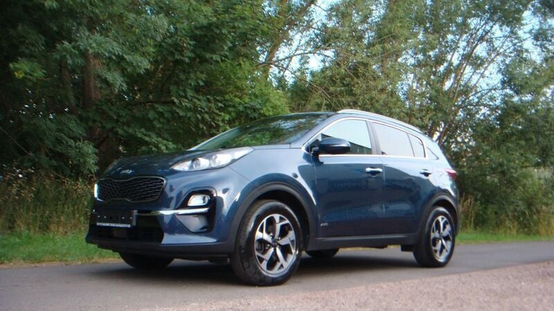 Blau Gebraucht 2019 Kia Sportage Vision SUV | 14.990 € (Superpreis) - Bild 1/4