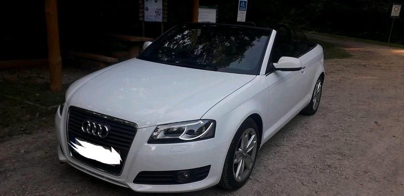 Weiß Gebraucht 2012 Audi A3 Cabriolet Cabrio | 9.599 € (Guter Preis) - Bild 1/4