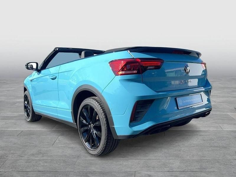 Gebraucht VW T-Roc Cabriolet R-line 150 PS (110 kW) 2023 Teal blue schwarz Cabrio