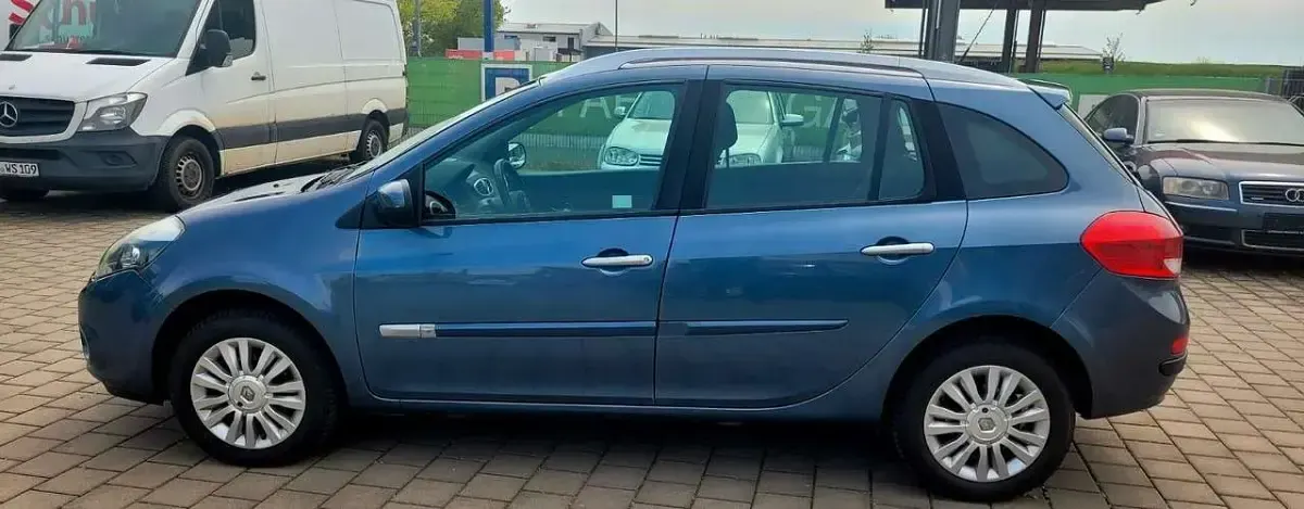 Gebraucht Renault Clio II Dynamique 101 PS (74 kW) 2011 Grey blue Kleinwagen