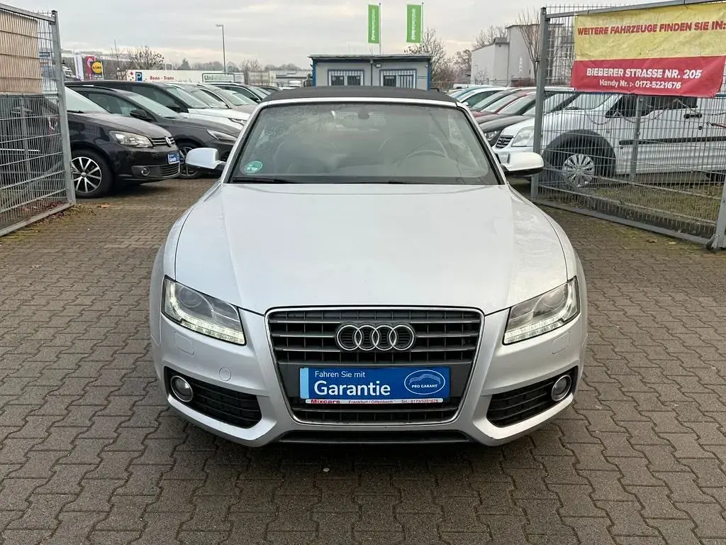 Gebraucht Audi A5 Cabriolet S-Line 275 PS (202 kW) 2010 Eissilber metallic Cabrio
