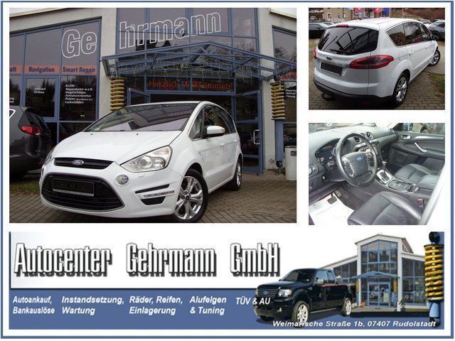 Gebraucht Ford S-MAX S 163 PS (119 kW) 2012 Weiß Van / Kleinbus