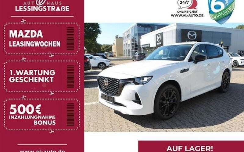 Weiß Gebraucht 2024 Mazda CX-60 Homura-Line SUV | 48.800 € (Guter Preis) - Bild 1/4