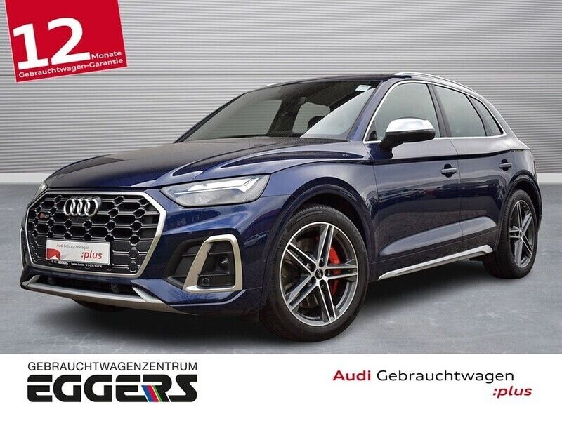 Navarrablau metallic Gebraucht 2021 Audi SQ5 Ambiente SUV | 53.750 € (Fairer Preis) - Bild 1/4