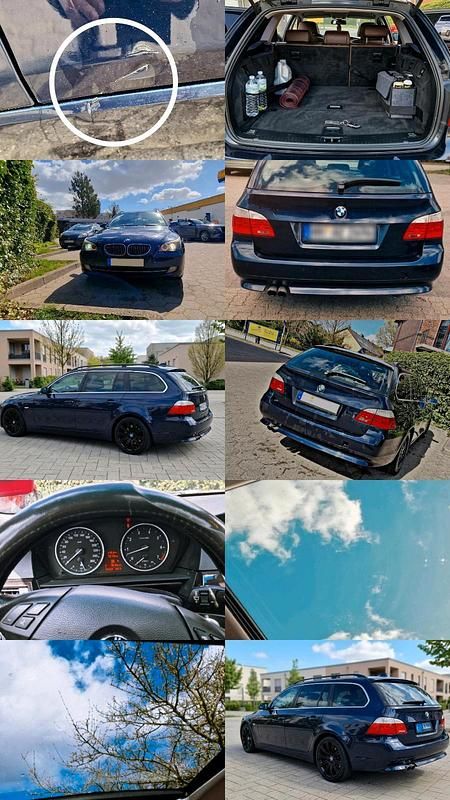 Gebraucht BMW 523 190 PS (139 kW) 2009 Blau Kombi
