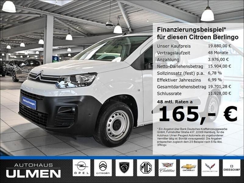 Weiss icy/deckende lackierung Gebraucht 2023 Citroën Berlingo PureTech Van / Kleinbus | 19.880 € (Fairer Preis) - Bild 1/4