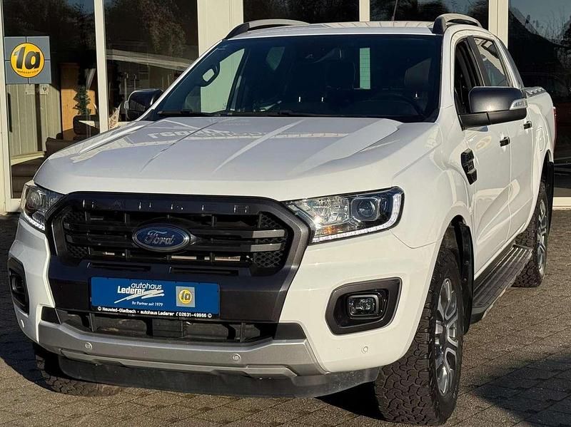 Frostweiß Gebraucht 2021 Ford Ranger Wildtrack Abholung | 31.900 € (Superpreis) - Bild 1/4