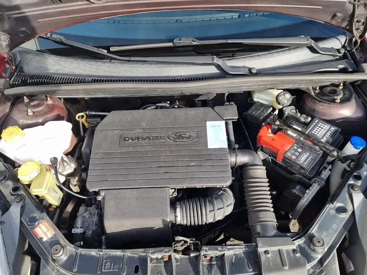 Gebraucht Ford Fiesta 82 PS (60 kW) 2008 Rot Kleinwagen