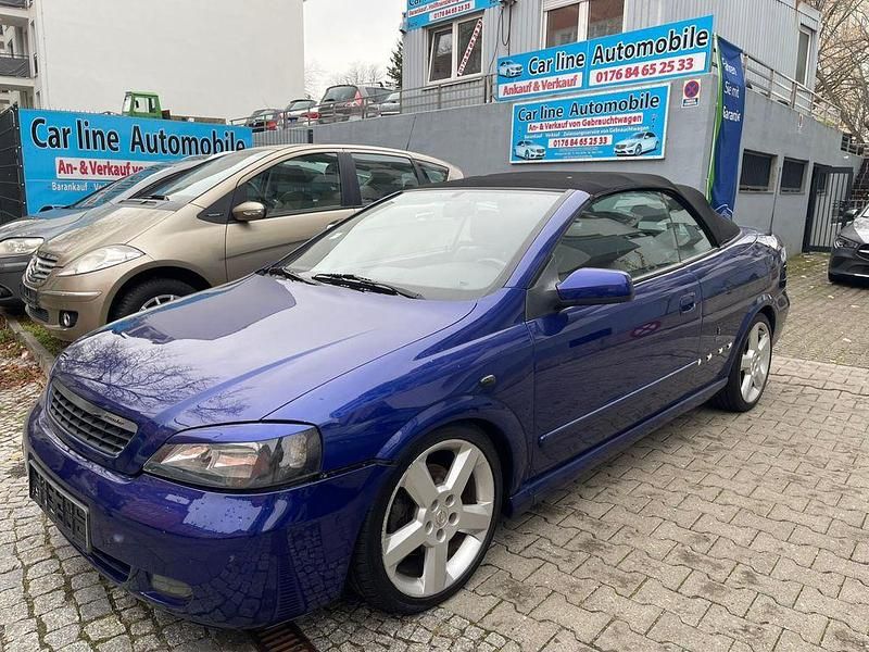 Gebraucht Opel Astra Cabriolet 103 PS (75 kW) 2003 Blau Cabrio