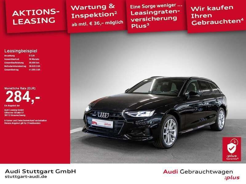 Mythosschwarz metallic Gebraucht 2024 Audi A4 Advanced Plus Kombi | 42.750 € - Bild 1/2