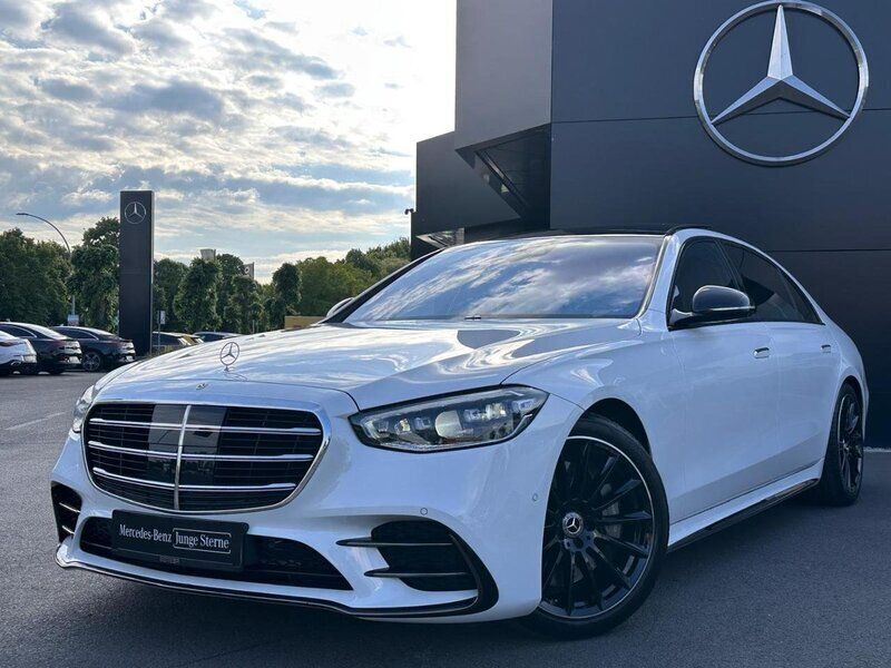 Weiss Gebraucht 2024 Mercedes S580 AMG Limousine | 138.950 € (Teuer) - Bild 1/4