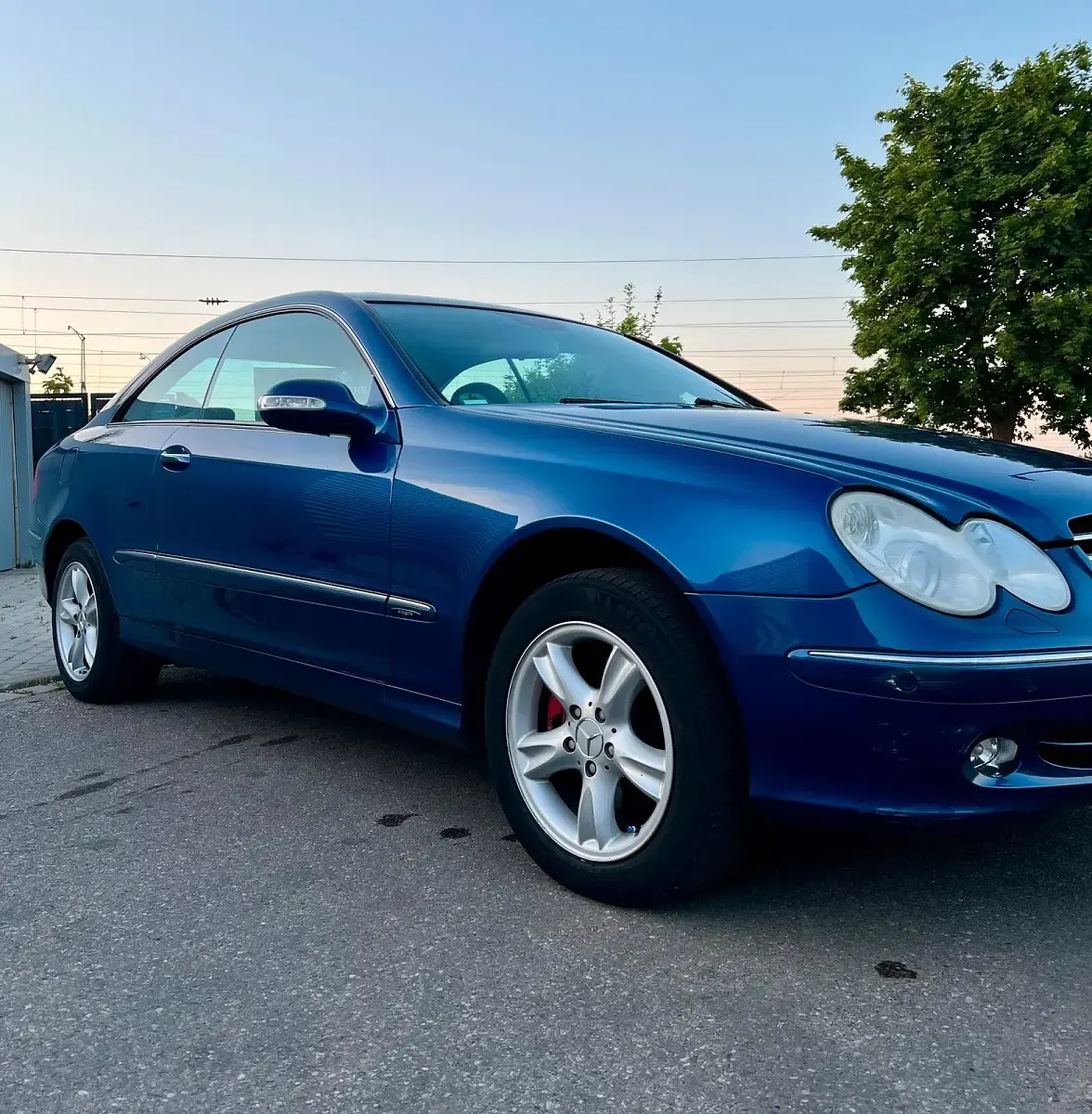 Gebraucht Mercedes CLK200 163 PS (119 kW) 2005 Blau Coupé