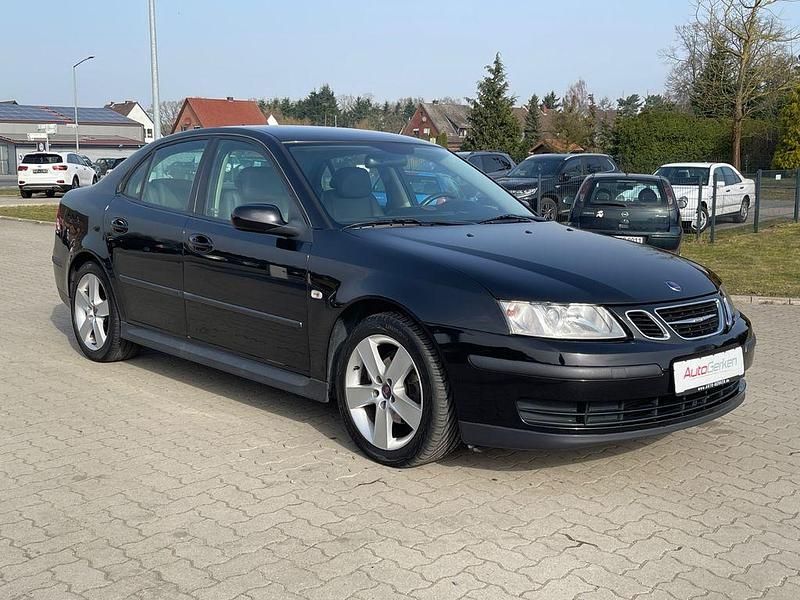Gebraucht Saab 9-3 Linear 120 PS (88 kW) 2007 Jetschwarzmet./jetblackmet. metallic Limousine