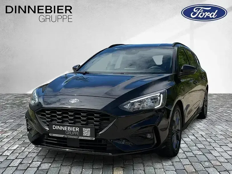 Gebraucht Ford Focus ST-Line 125 PS (91 kW) 2020 Obsidian schwarz met Kombi