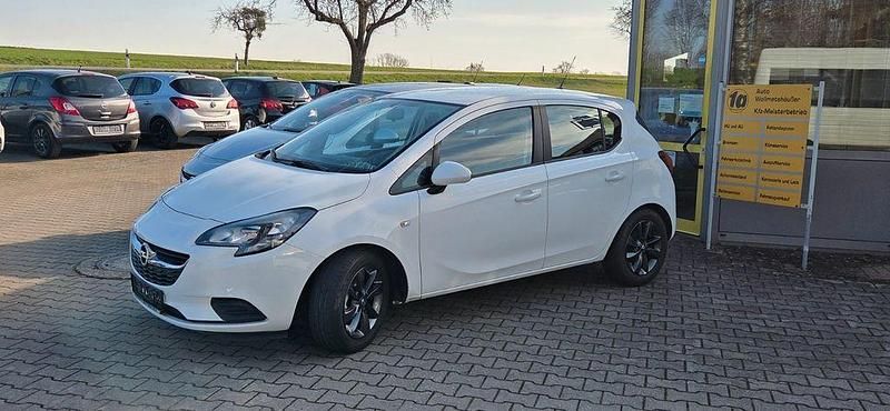 Gebraucht Opel Corsa Edition 90 PS (66 kW) 2016 Schneeweiss/summitwhite/arctic Kleinwagen