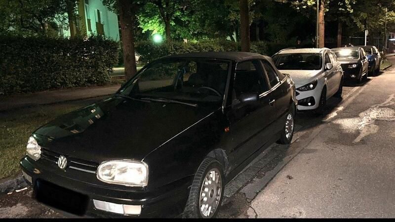 Schwarz Gebraucht 1996 VW Golf Cabriolet Cabrio | 3.500 € (Etwas zu teuer) - Bild 1/3