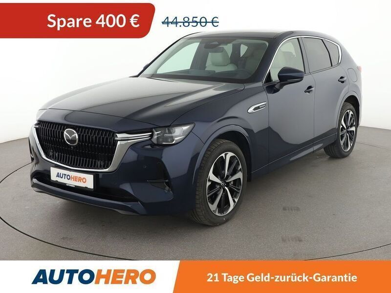 Blau Gebraucht 2024 Mazda CX-60 Takumi-Line SUV | 42.310 € (Superpreis) - Bild 1/3