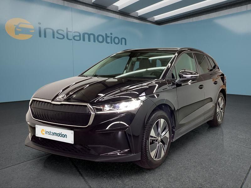 Schwarz Gebraucht 2023 Skoda Enyaq iV Loft SUV | 31.349 € (Teuer) - Bild 1/4