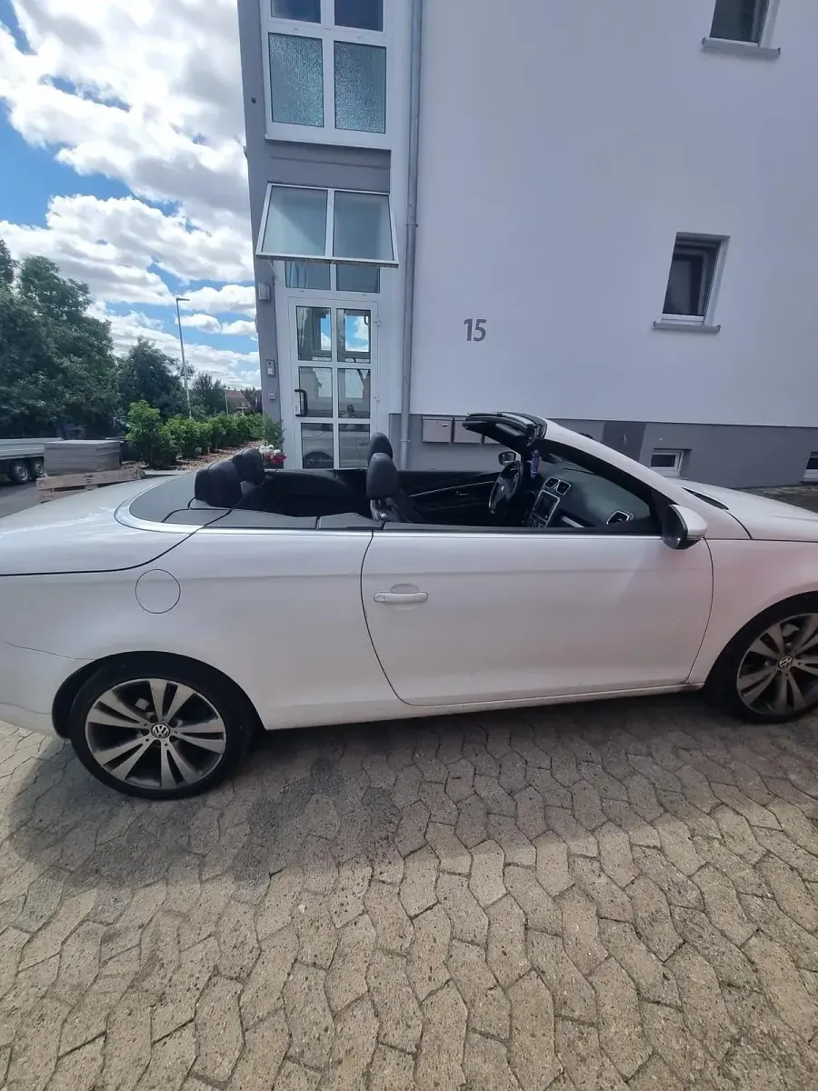 Gebraucht VW Eos 200 PS (147 kW) 2009 Weiß Cabrio