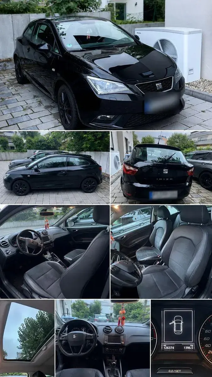 Gebraucht Seat Ibiza SC Style 75 PS (55 kW) 2016 Schwarz Kleinwagen