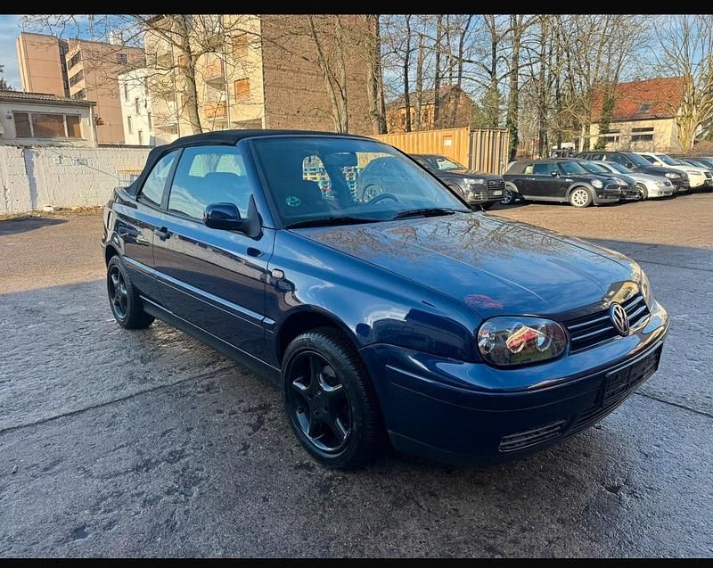 Blau Gebraucht 1999 VW Golf Cabriolet Cabrio | 1.300 € (Guter Preis) - Bild 1/4
