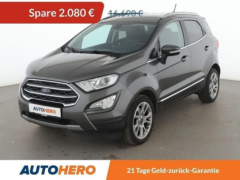 Schwarz Gebraucht 2019 Ford Ecosport Titanium SUV | 14.320 € (Fairer Preis) - Bild 1/3